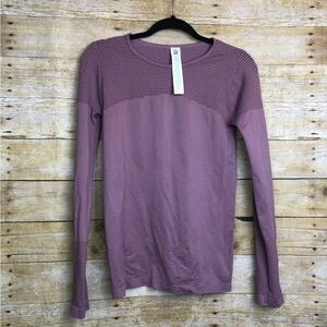 Fabletics long sleeve top with mesh detail